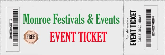 Monroe Festivals & Events 2 CoM Event Ticket 2021