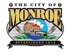City of Monroe Oregon Logo - Official Emblem of Monroe City Government